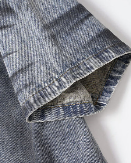 Earth Wash Raw Edge Denim Shirt