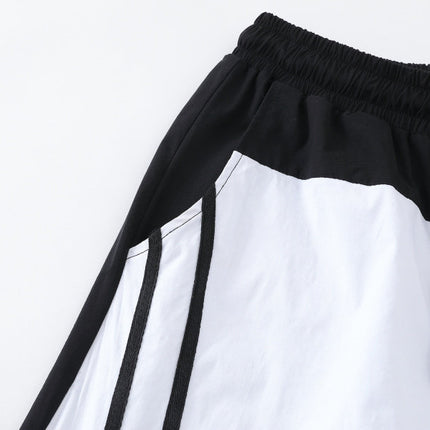 Patchwork Color Casual Pants