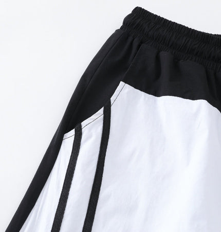 Patchwork Color Casual Pants