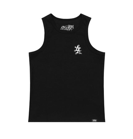 Minimal Embroidered U-Neck Tank