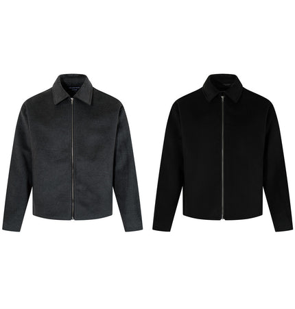 Minimal Zip-Up Pilot Jacket