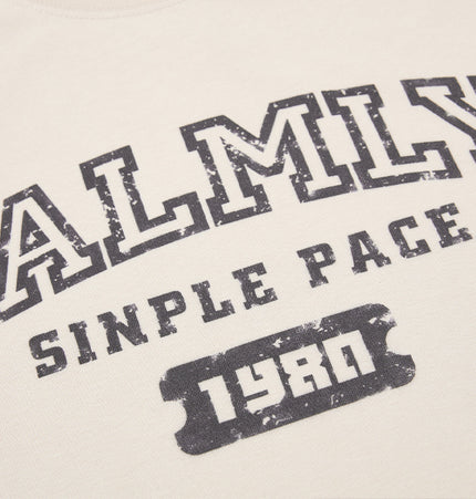 Letter Graphic Wide-Shoulder Tank
