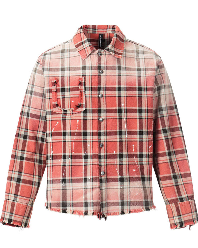 Wasteland Washed Plaid Overshirt