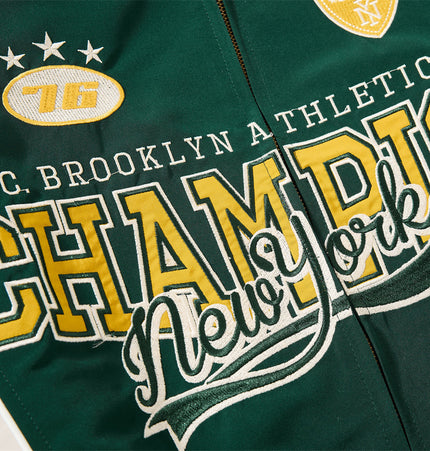 Embroidered Colour-Block Track Jacket