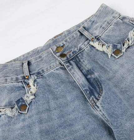 Heavy Washed Workwear Denim