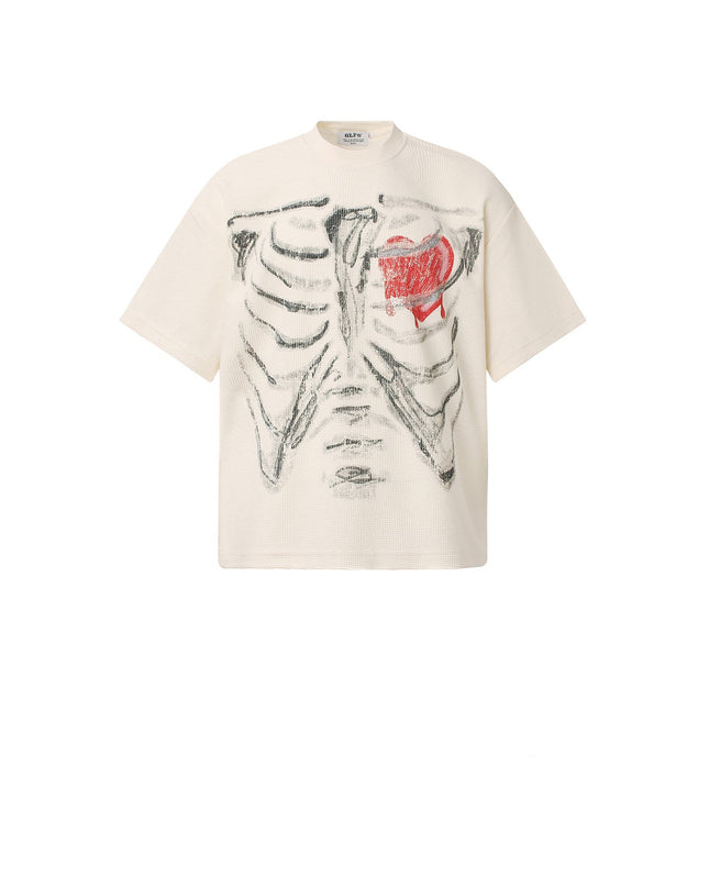 Skull Love Waffle Tee