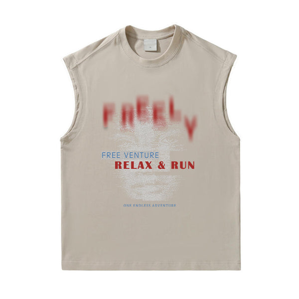 Vintage Face Graphic Tank — 2