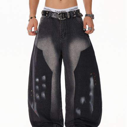 Street Art Patchwork Denim