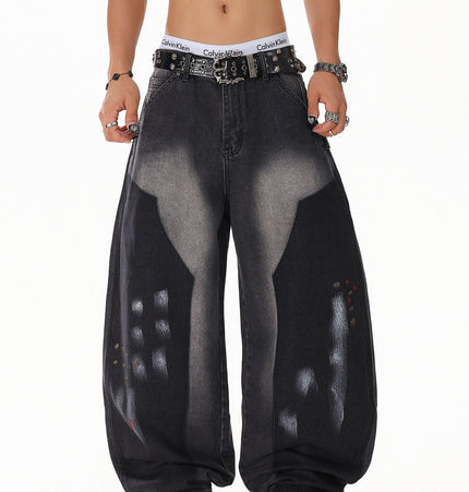Street Art Patchwork Denim
