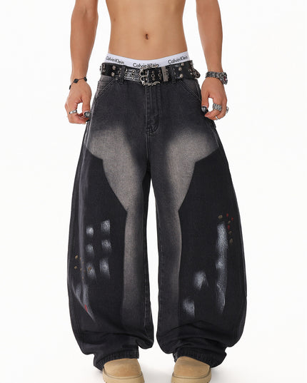 Street Art Patchwork Denim