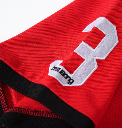 Badge-Embroidered Color-Block Polo