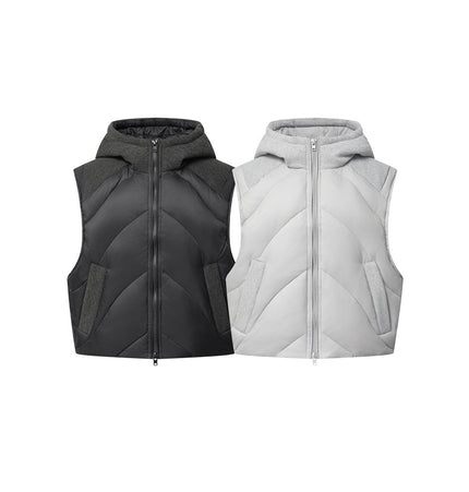 Two-Way Zip Puffer Vest