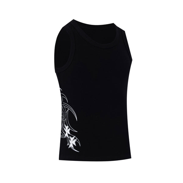 Printed Slim-Fit Tank — 2