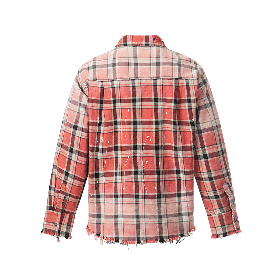 Wasteland Washed Plaid Overshirt