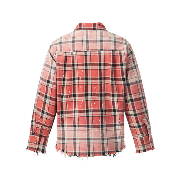 Wasteland Washed Plaid Overshirt — 2