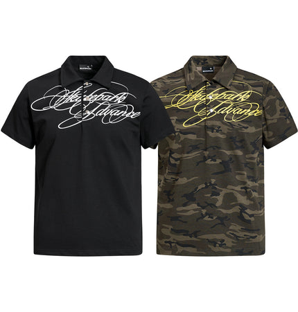 Camo Graffiti Polo