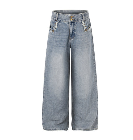 Heavy Washed Workwear Denim