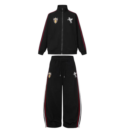 Three-Stripe Curved-Leg Track Set