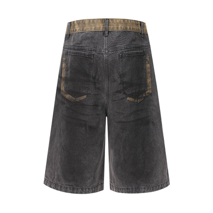 Wasteland Stained Denim Shorts