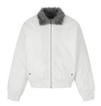 S / white