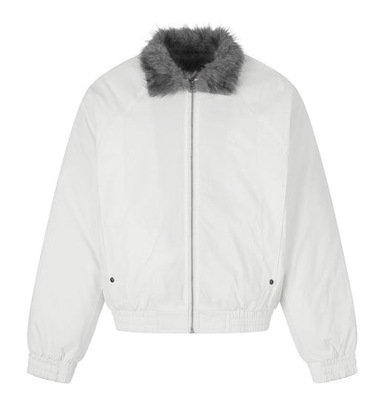 Faux-Fur Collar Pilot Jacket