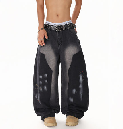 Street Art Patchwork Denim