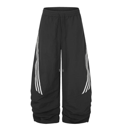 Pleated Three-Stripe Track Set