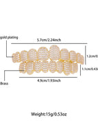gold picture upper and lower teeth