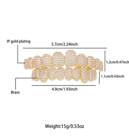 Gold-Plated Grillz Set