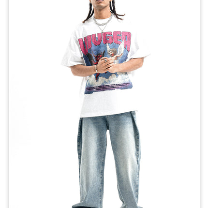 Heavy Small-Neckline Tee