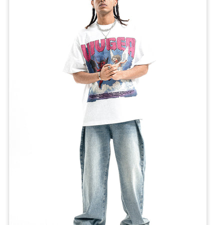 Heavy Small-Neckline Tee
