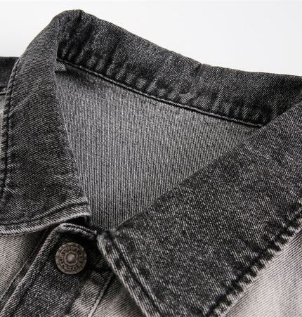 Hand-Painted Distressed Denim Set