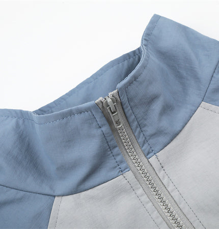 Half-Neck Colour-Block Track Set