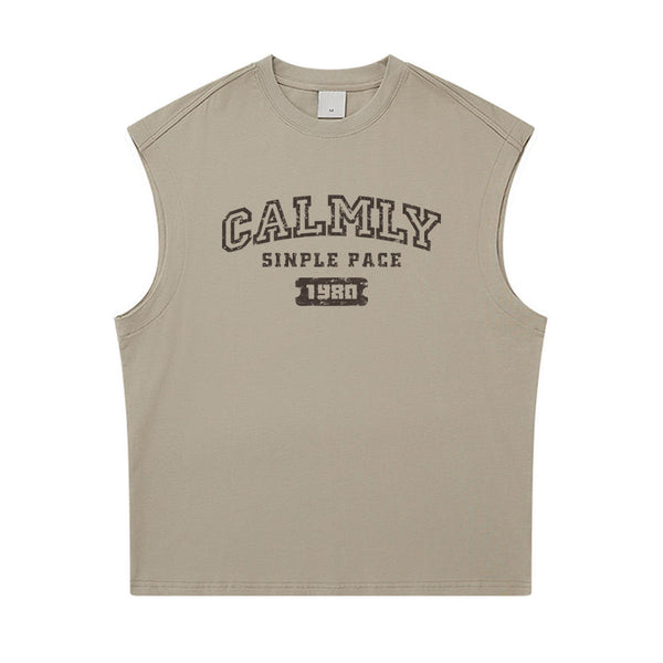 Letter Graphic Wide-Shoulder Tank — 2