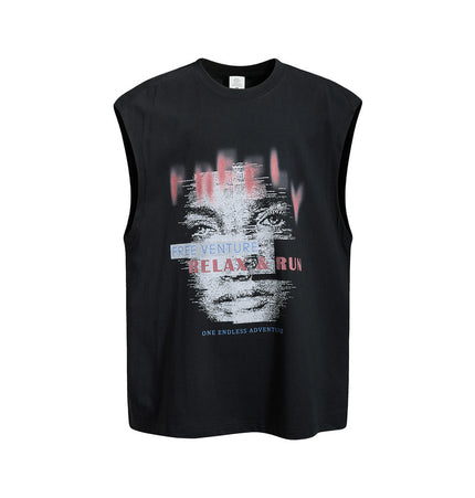 Vintage Face Graphic Tank