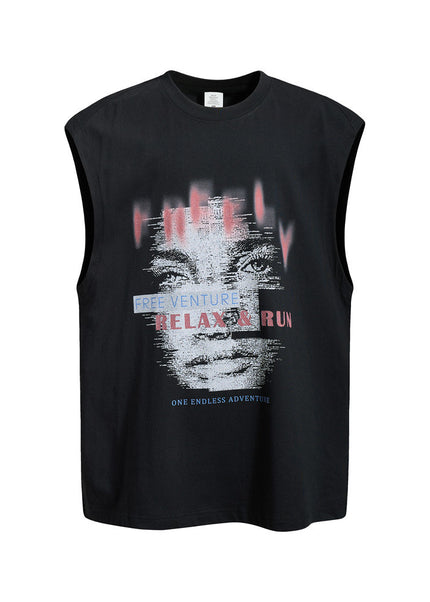 Vintage Face Graphic Tank