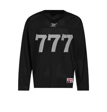 Mesh Cut-Out Mesh Jersey