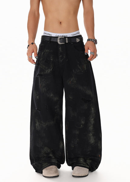 Graffiti Washed Jeans