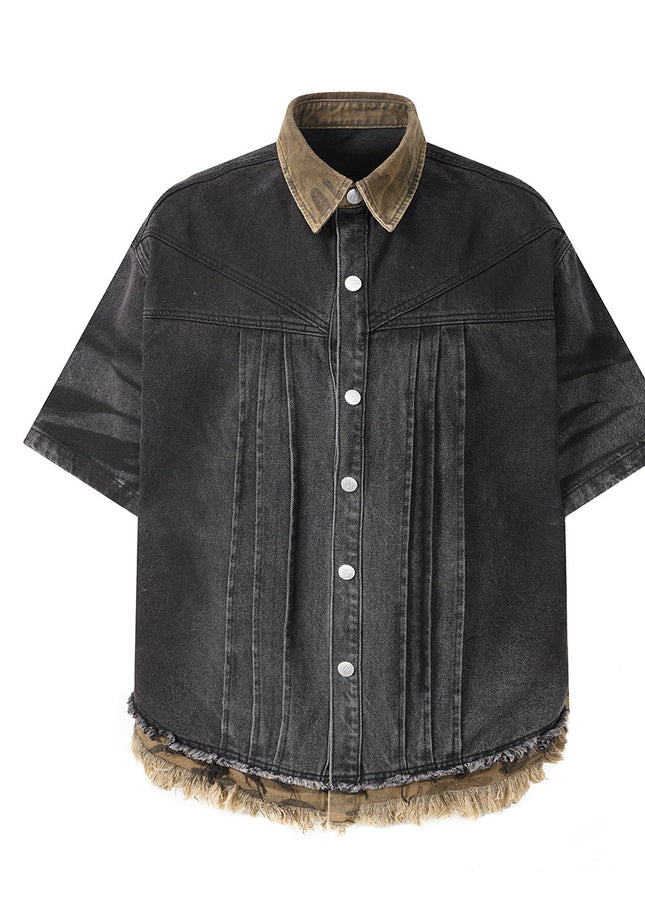 Raw Edge Denim Shirt II