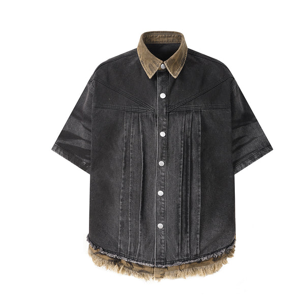 Raw Edge Denim Shirt II — 2
