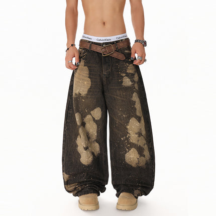Ripped Tie-Dye Jeans