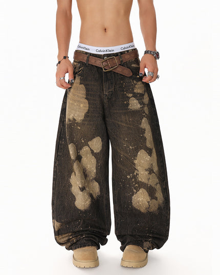 Ripped Tie-Dye Jeans