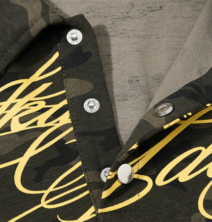 Camo Graffiti Polo