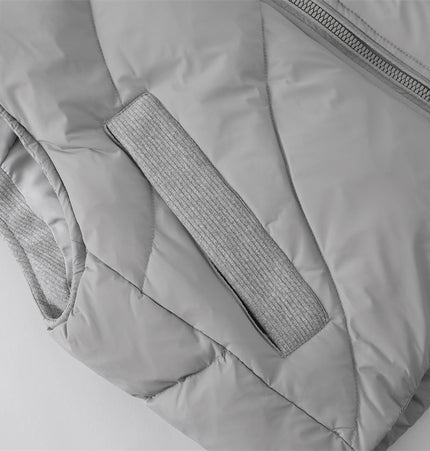 Two-Way Zip Puffer Vest