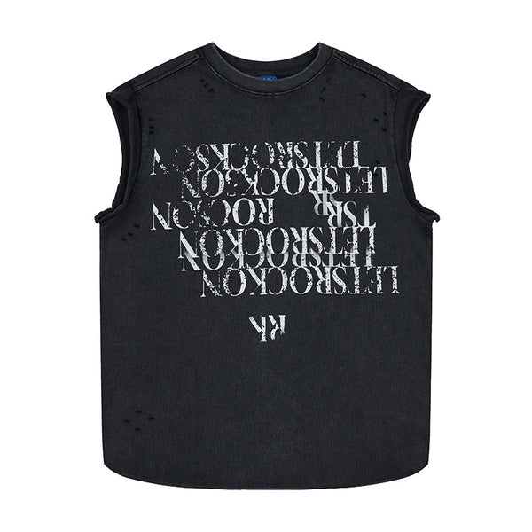 Wasteland Distressed Graphic Tank — 2