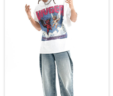 Heavy Small-Neckline Tee