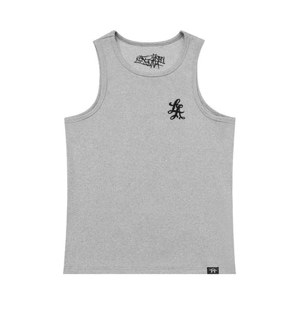 Minimal Embroidered U-Neck Tank