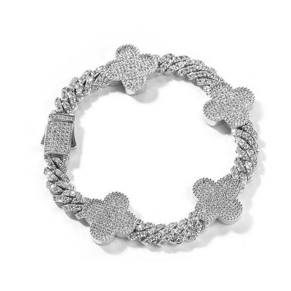 Clover Stone Bracelet