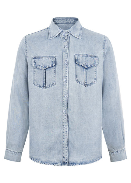 Washed Denim Shirt & Jeans Set