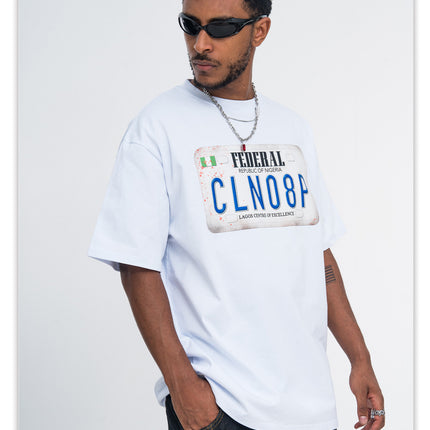 ONSEVENINE American street small neckline 280g heavy cotton short sleeve T-shirt for men and women summer loose hip hop